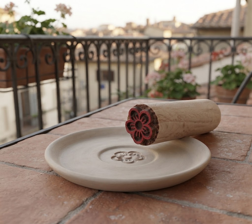 Mooncake Clay Stamp 1.5cm, Dim Sum Dough & Steamed Bun Pattern Printing Seal for Baking and Clay Craft