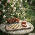 Wooden Pottery Sculpting Knife 5-Piece Set, Clay Modeling & Soft Clay Carving Tool Kit for DIY Craft